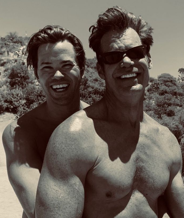 Andrew Rannells and Tuc Watkins